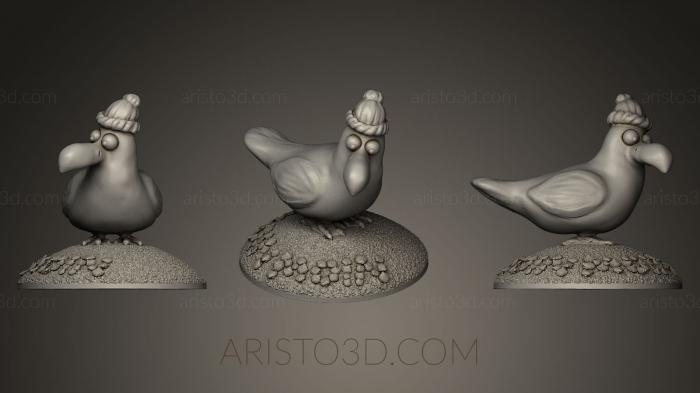 Bird figurines (STKB_0112) 3D model for CNC machine